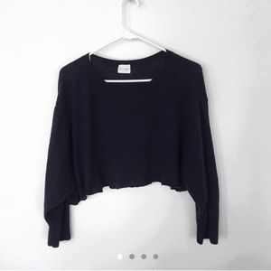 Calvin Klein Cropped Wool Sweater